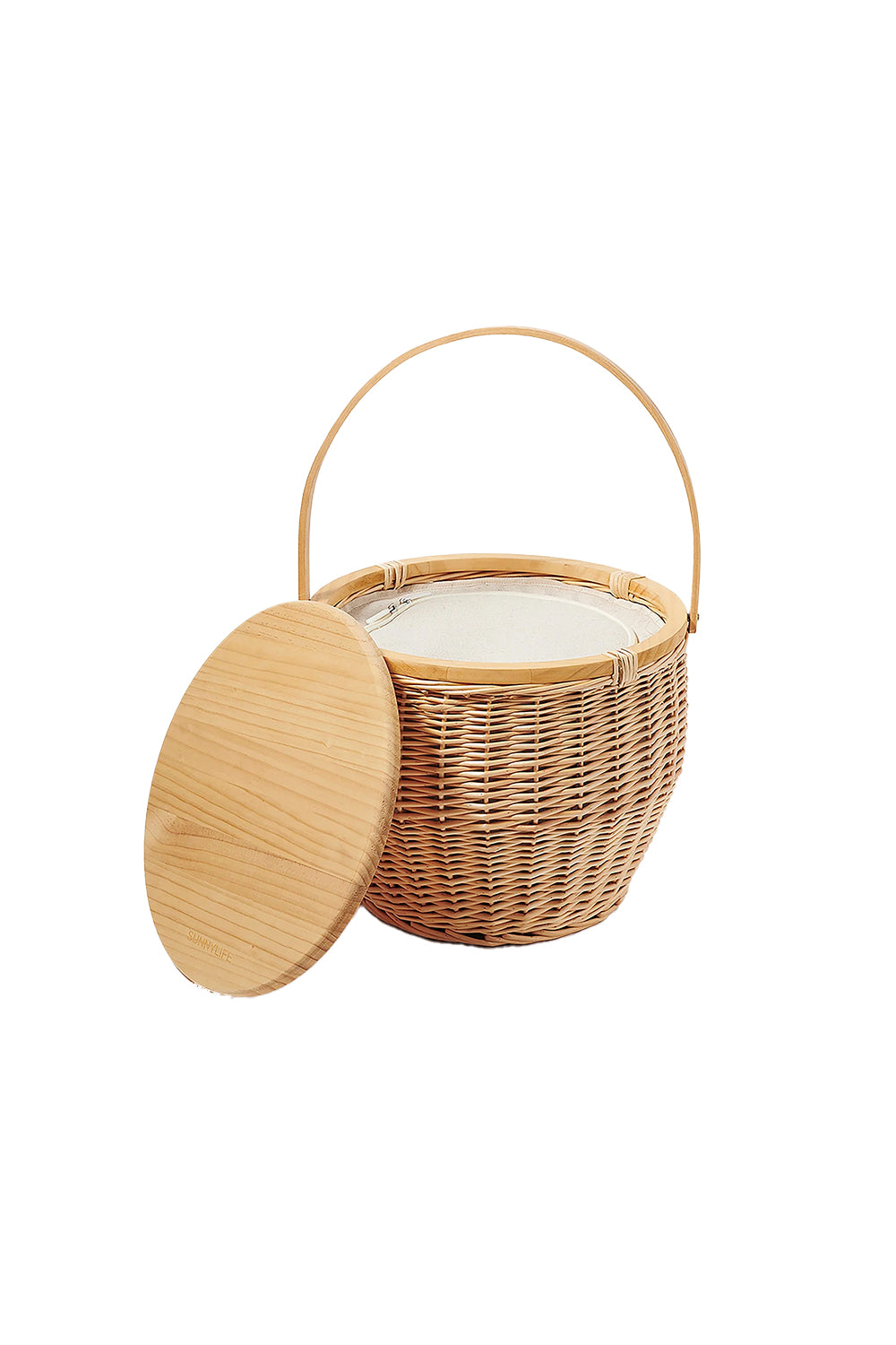 Sunny Life Round Picnic Cooler Basket