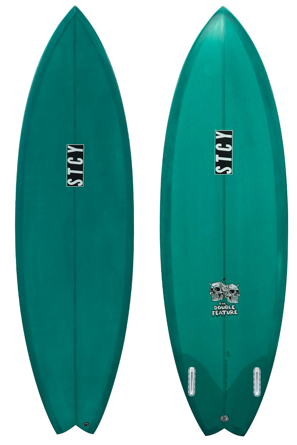 Stacey Double Feature Fish Surfboard - Tint