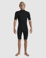 Quiksilver Mens Everyday Sessions 2/2mm Short Sleeve Chest Zip Springsuit