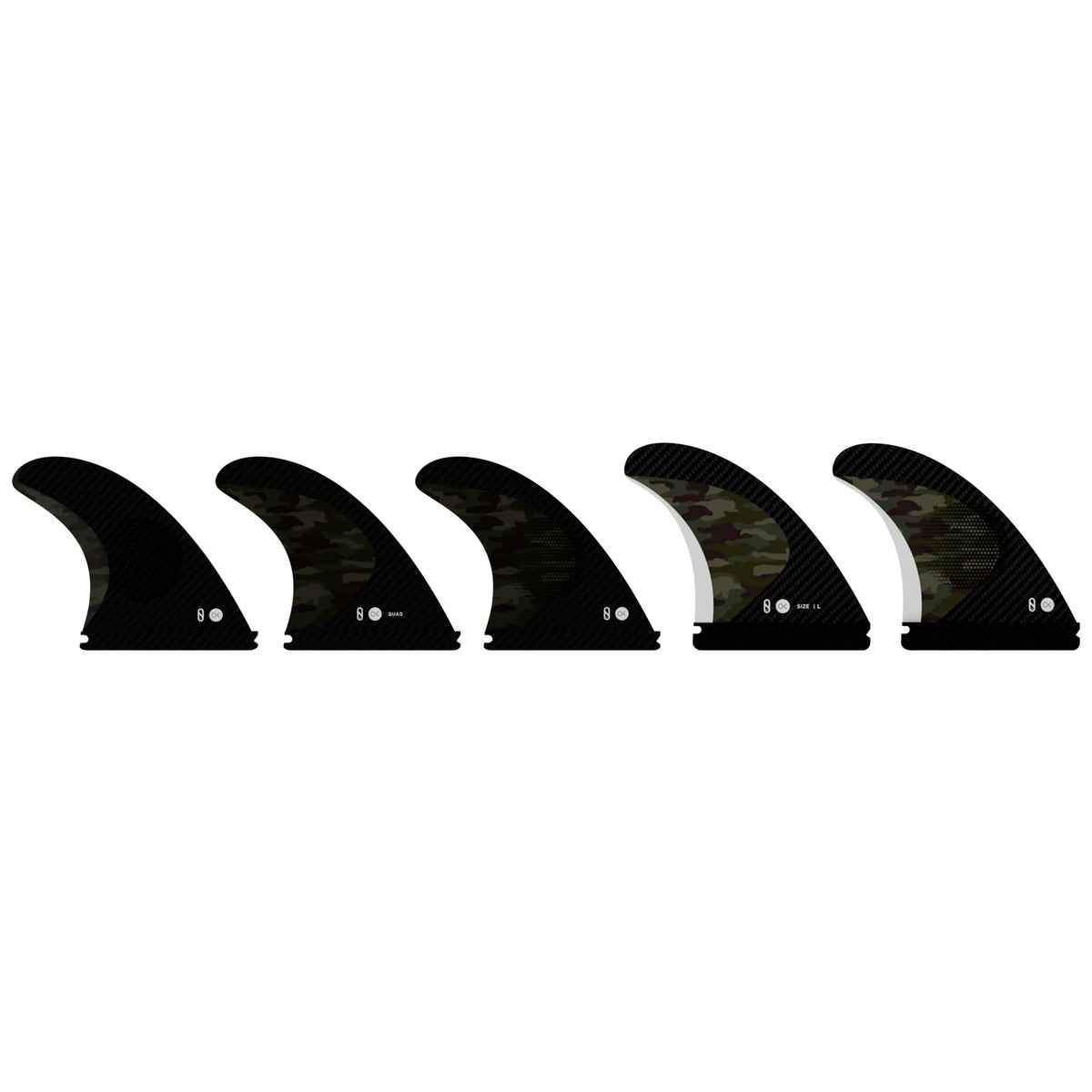 ENDORFINS Kelly Slater KS1 Tri Quad 5 Fin Set - Medium