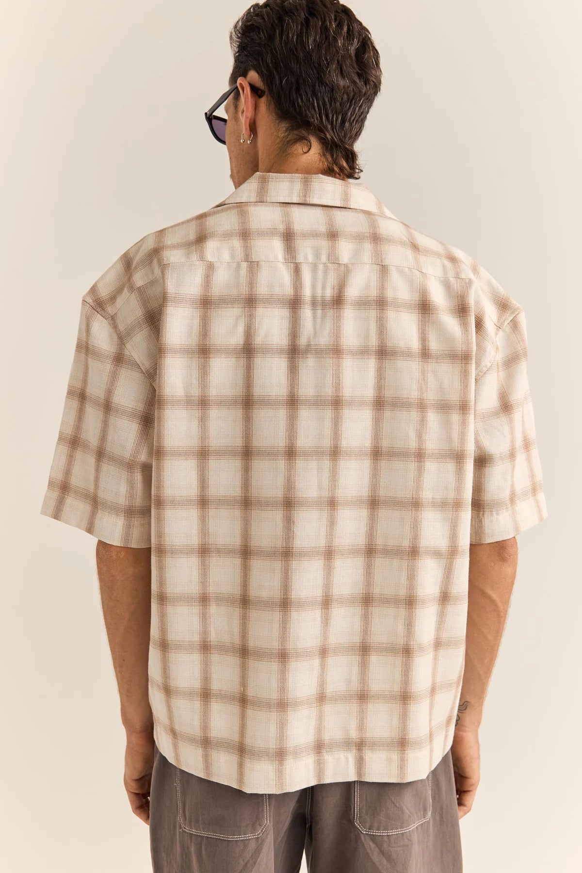 Rhythm Mens Relaxed Check Shirt
