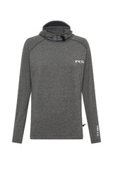 FCS Mens Essential Hooded Long Sleeve Rash Vest