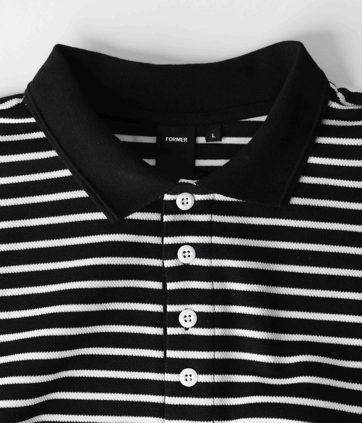 Former Uniform Striped SS Polo