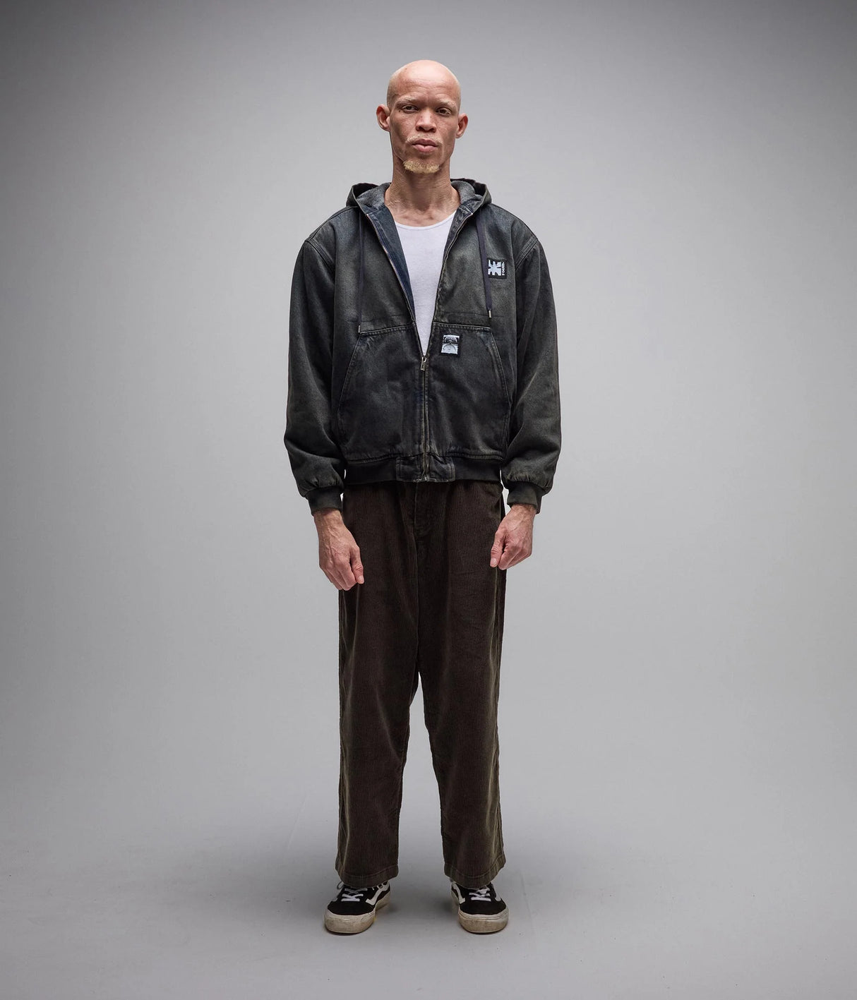 Former Enigma Hooded Denim Jacket