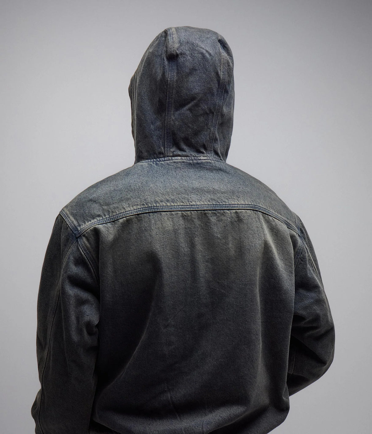 Former Enigma Hooded Denim Jacket