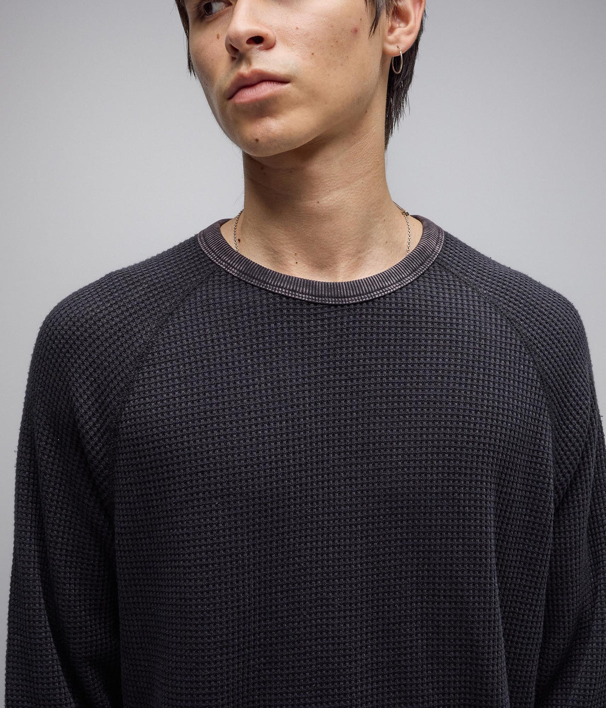 Former AG Long Sleeve Waffle Shirt