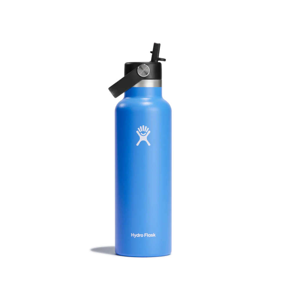 Hydro Flask 21oz (621ml) Standard Mouth Bottle with Flex Straw Cap