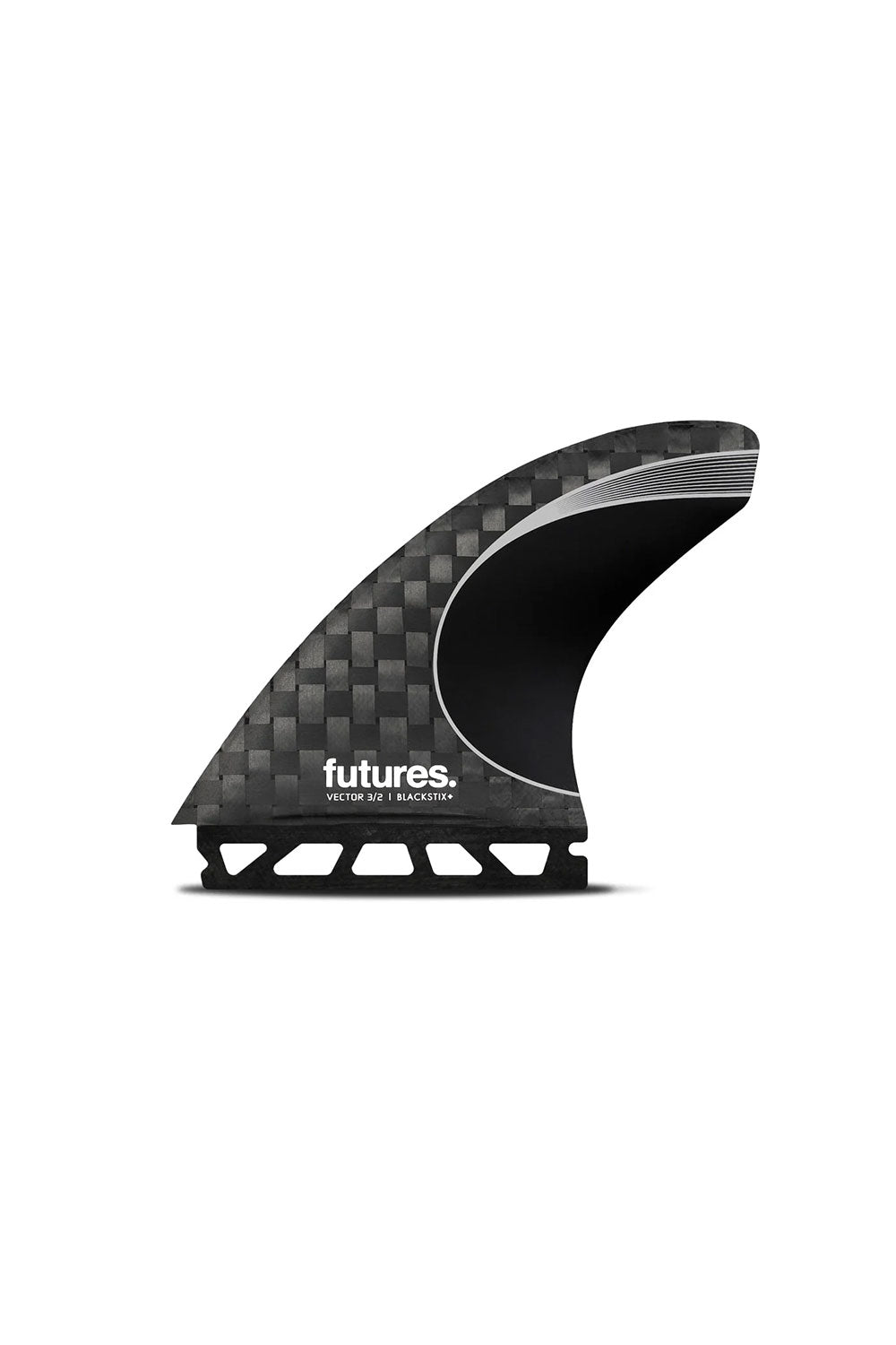 Futures Fins 3/2 Vector Blackstix+ Thruster Fin Set