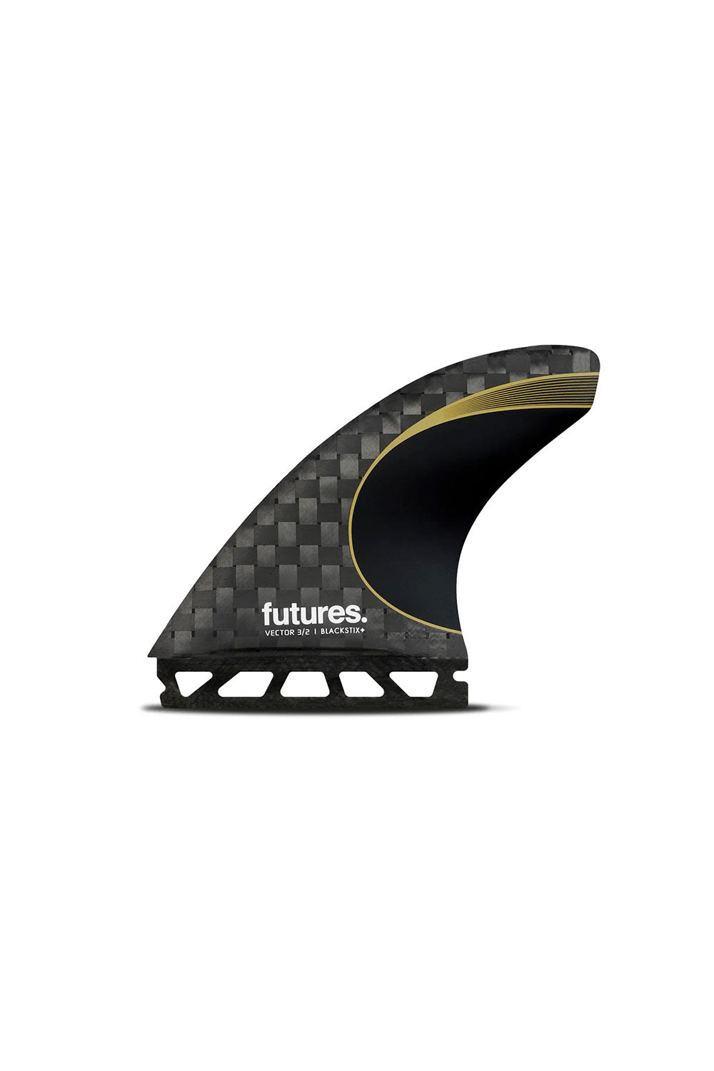 Futures Fins 3/2 Vector Blackstix+ Thruster Fin Set