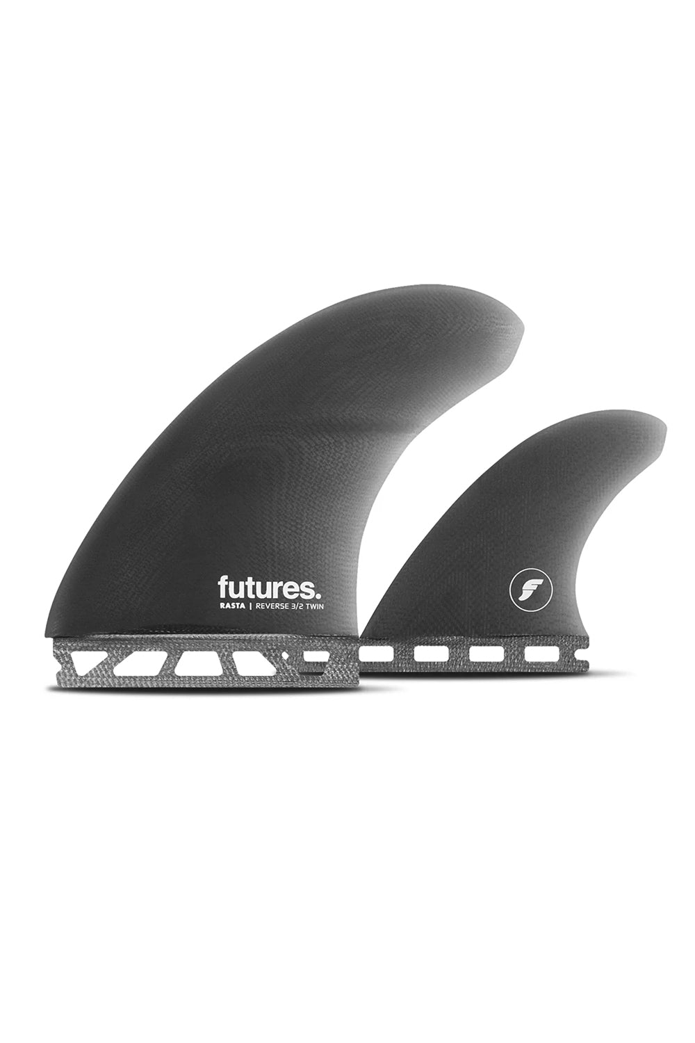 Futures Fins Rasta 3/2 Reverse Fiberglass Twin + 1