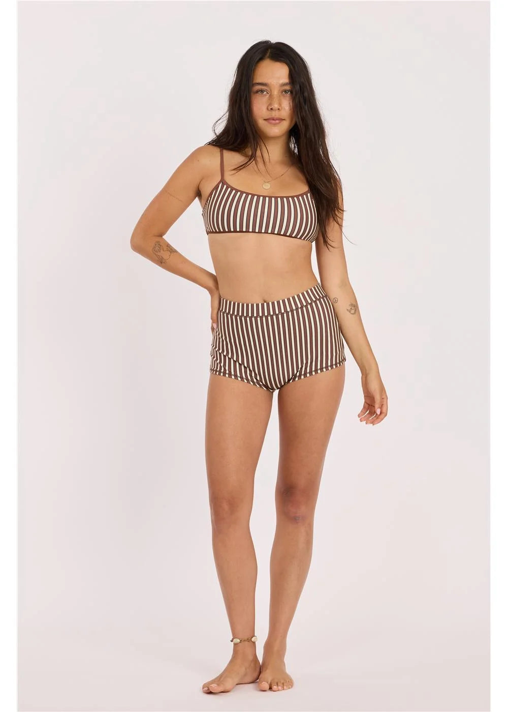 Sisstrevolution La Playa High Waist Short Swim Bottom