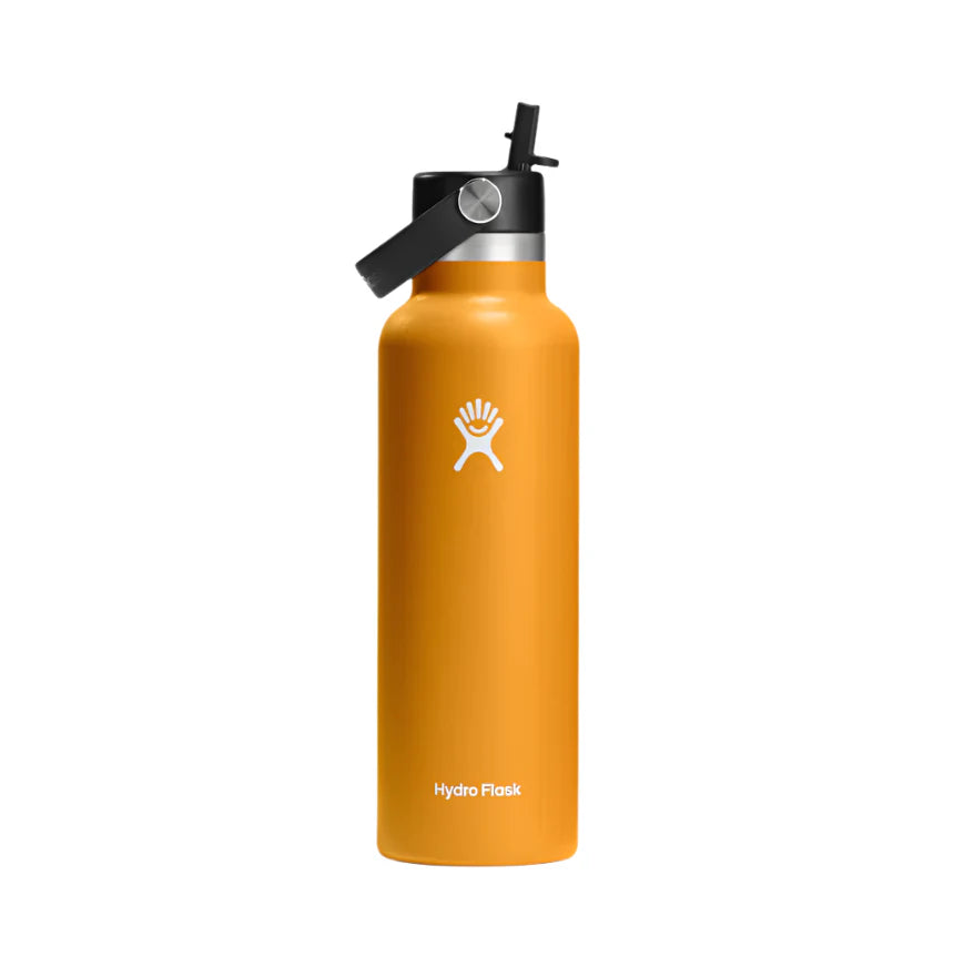 Hydro Flask 21oz (621ml) Standard Mouth Bottle with Flex Straw Cap