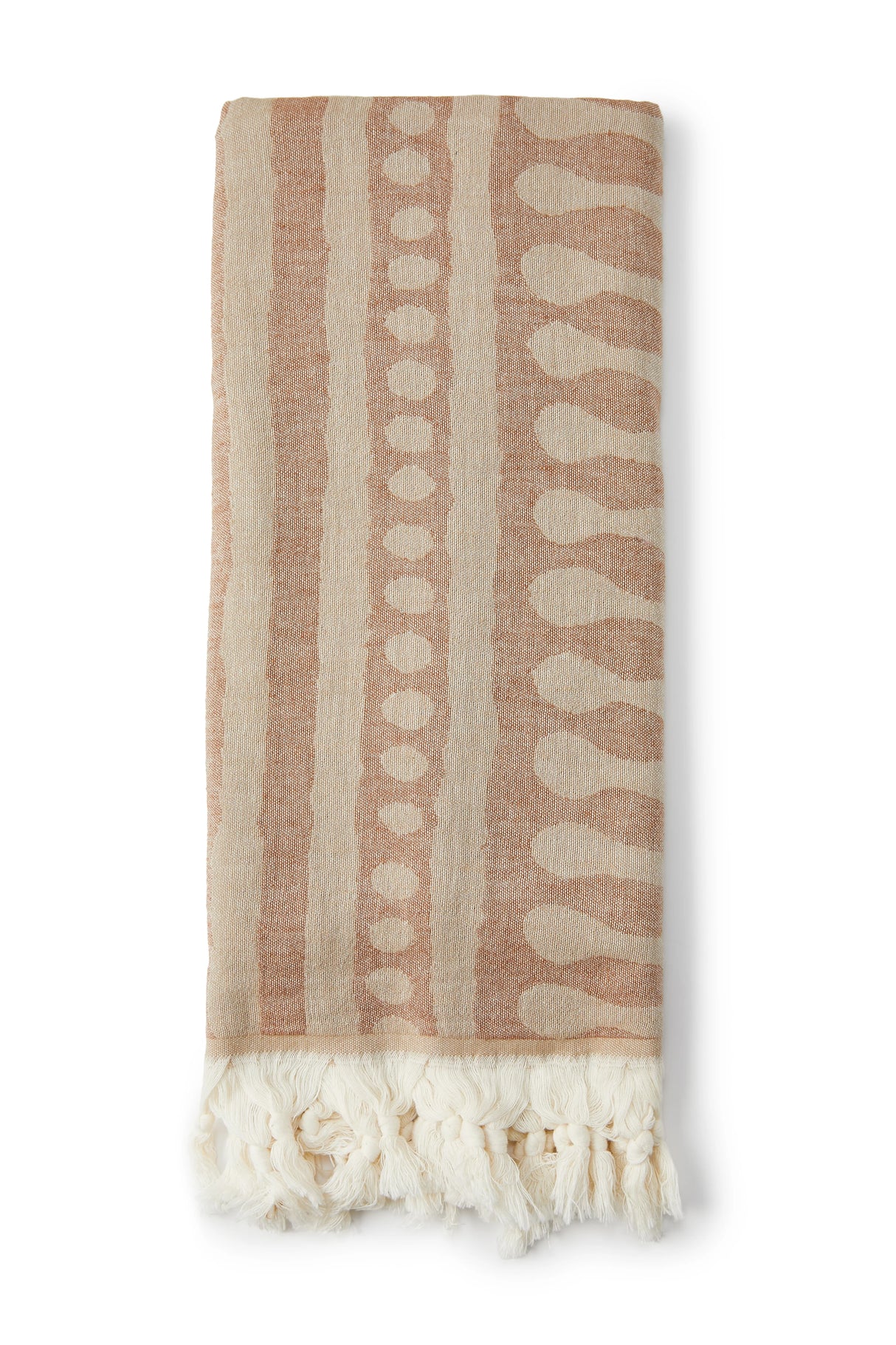 Salty Shadows Stripe Two Tone Turkish Towel