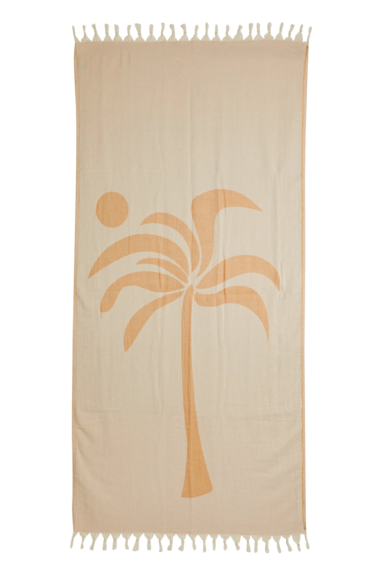 Salty Shadows Turkish Towel Palm Tree