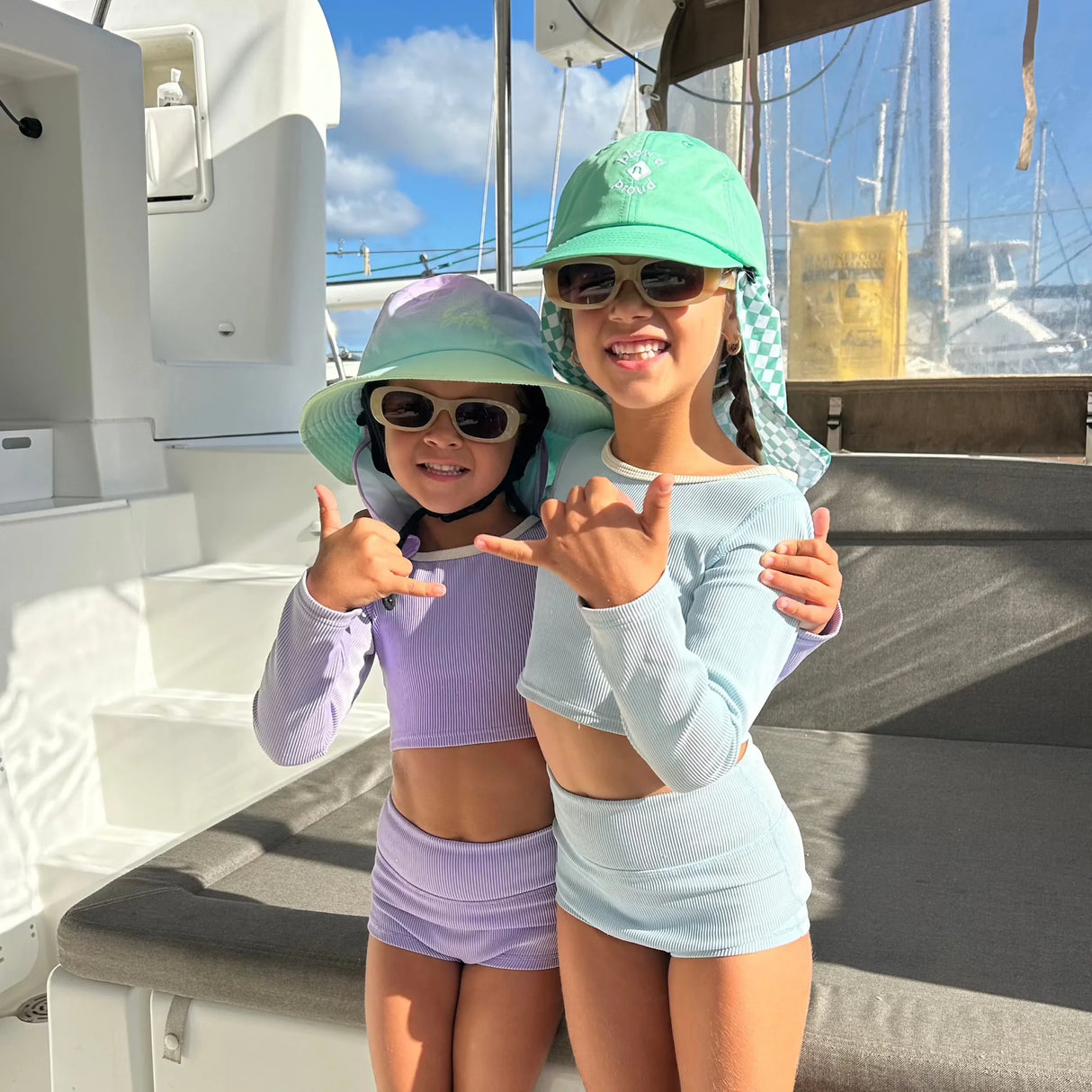 Plow Surf Co Mint Check Surf Cap