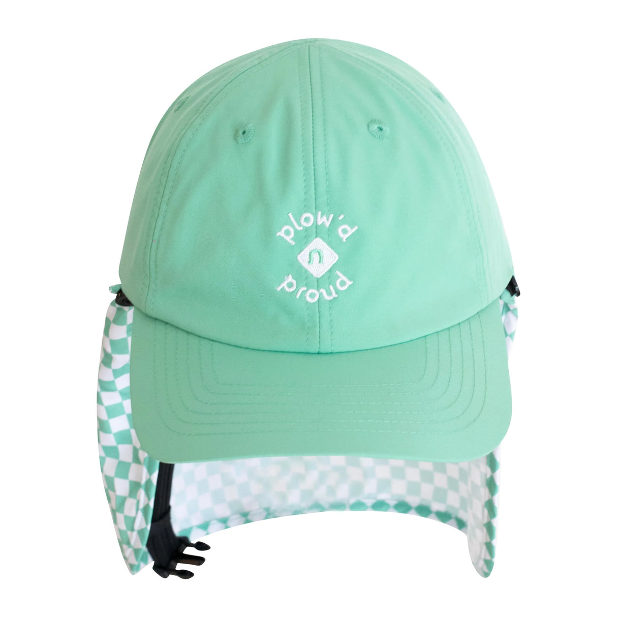 Plow Surf Co Mint Check Surf Cap