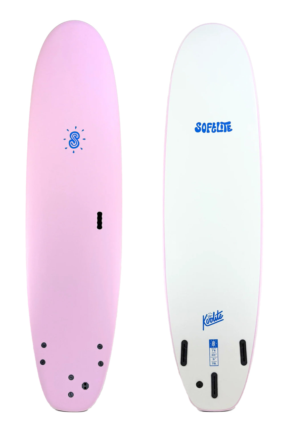 6'6 Softlite Koolite 2.0 Softboard - Comes With Fins