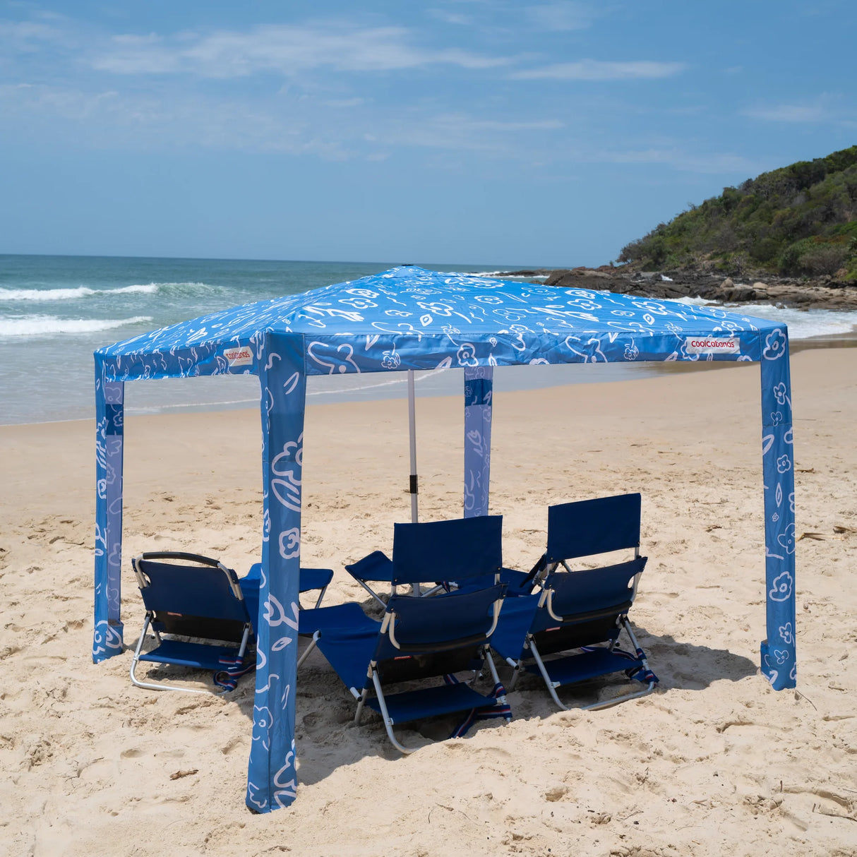 CoolCabana 5 Beach Cabana Tent Shade
