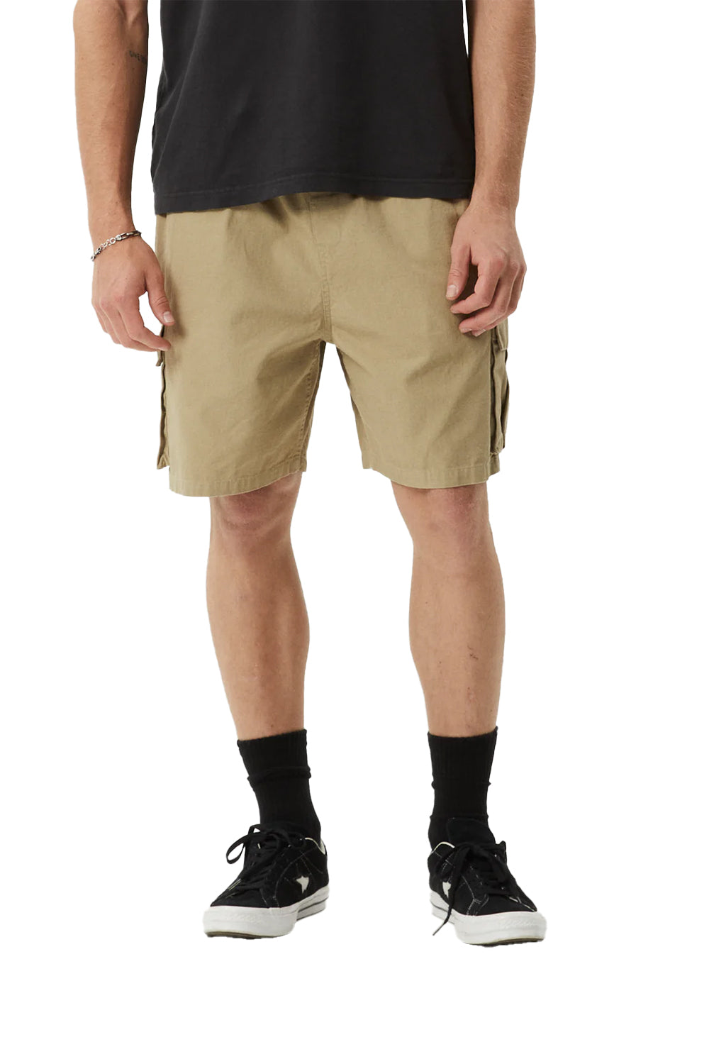 Afends Mens Ripped Out 98 Oversized Cargo Short 22"
