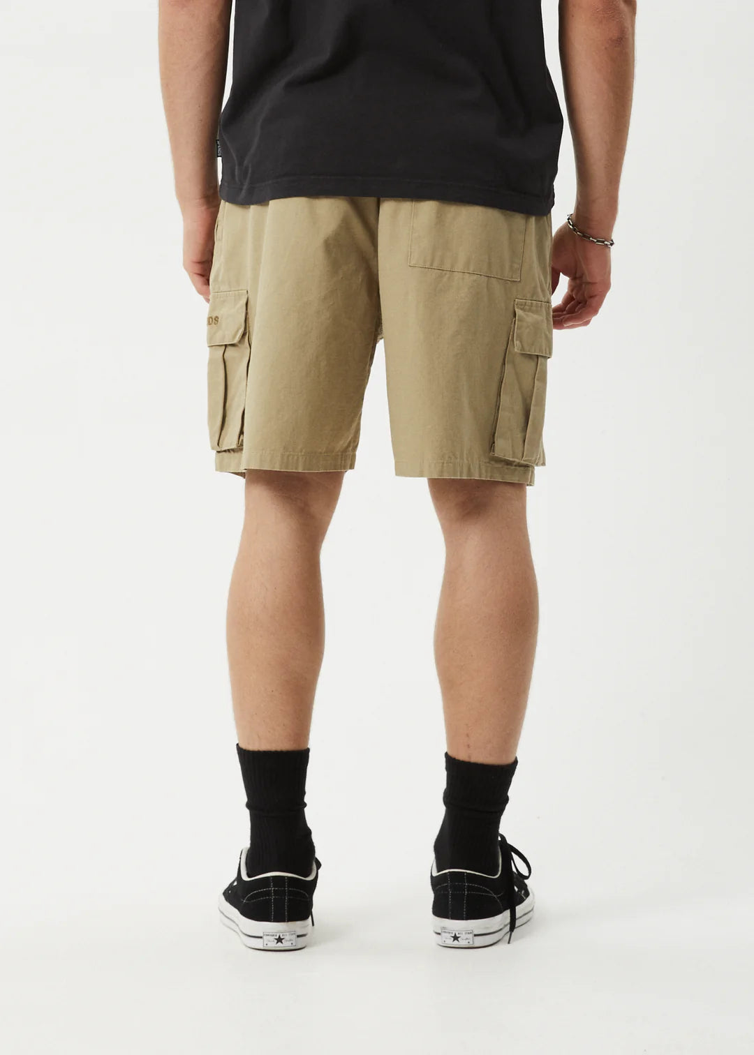 Afends Mens Ripped Out 98 Oversized Cargo Short 22"