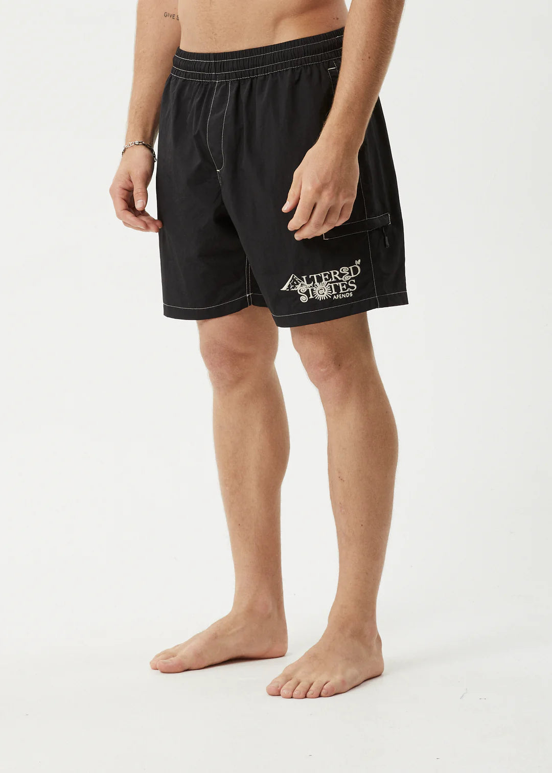 Afends Deep State Baywatch Swim Short 18"
