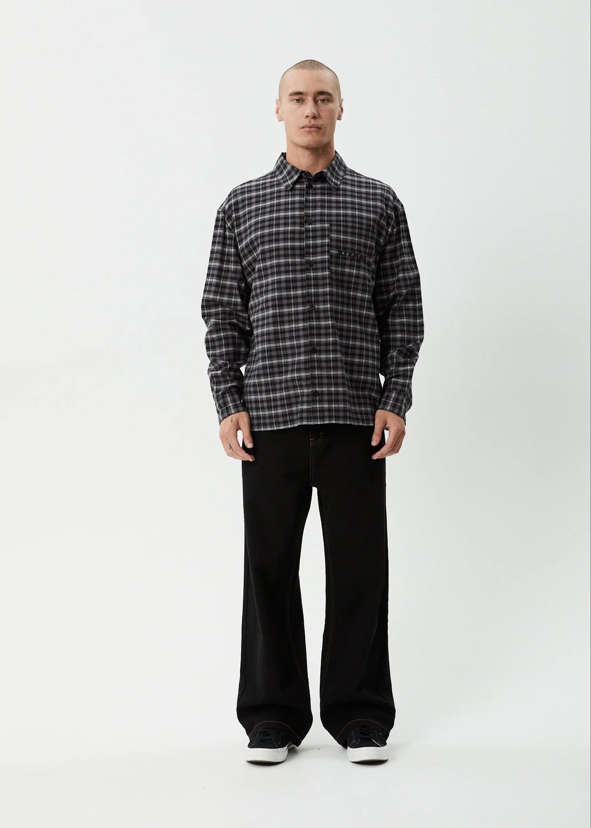 Afends Darkness Long Sleeve Shirt