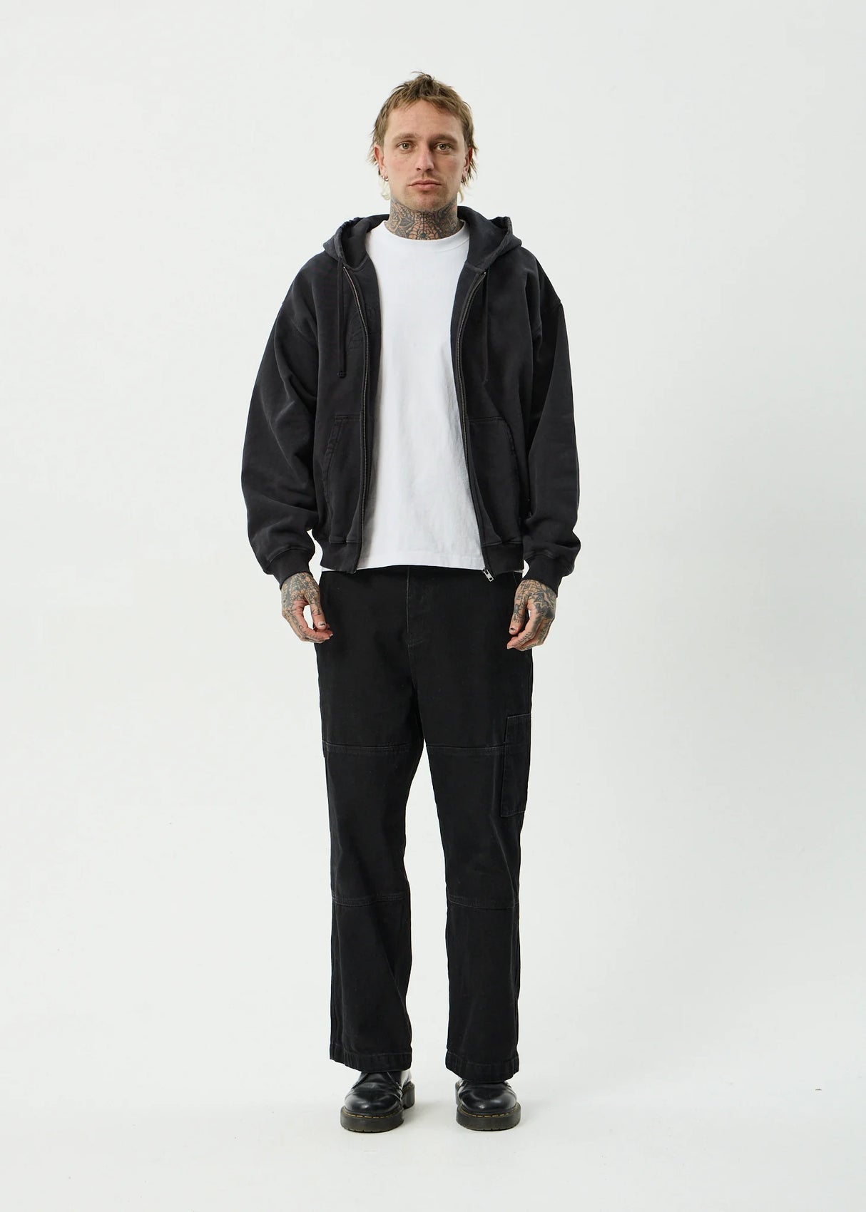 Afends Residence Heavyweight Boxy Zip Hood