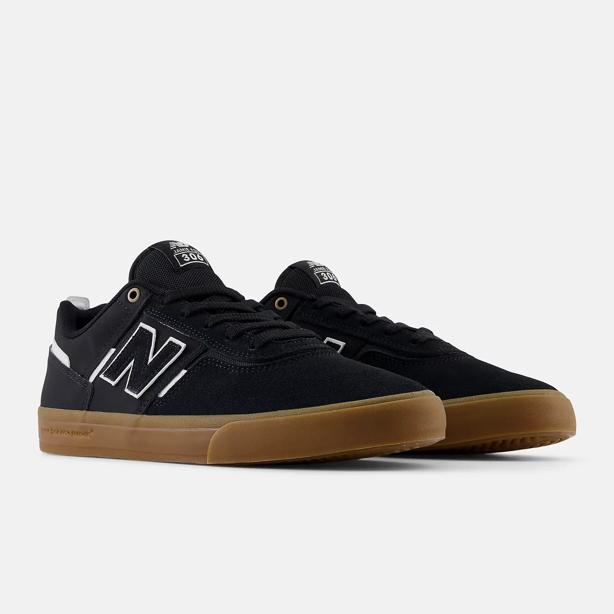 New Balance Numeric 306 Shoes - Black/White/Gum