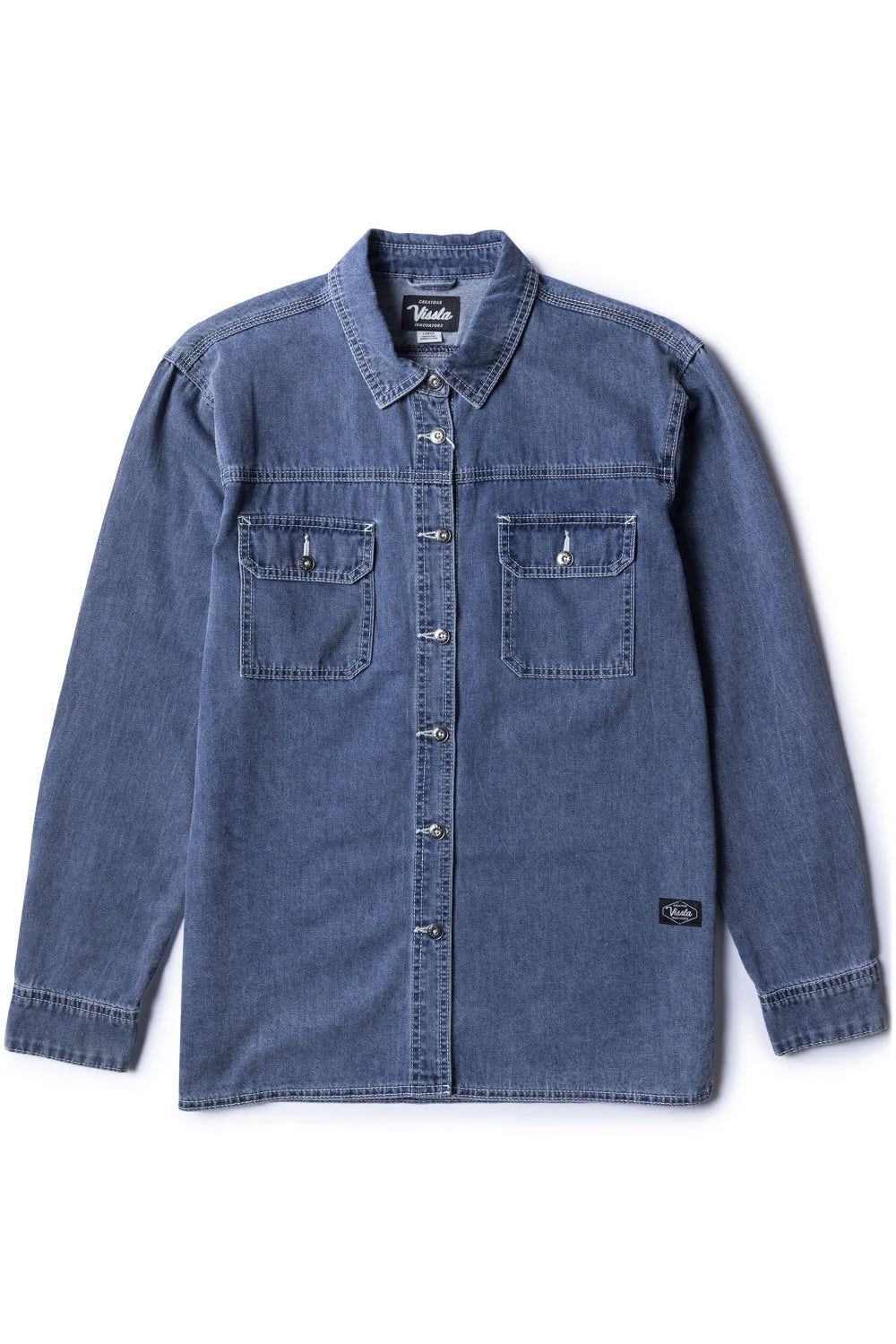 Vissla Mens Creators Denim L/S Workshirt
