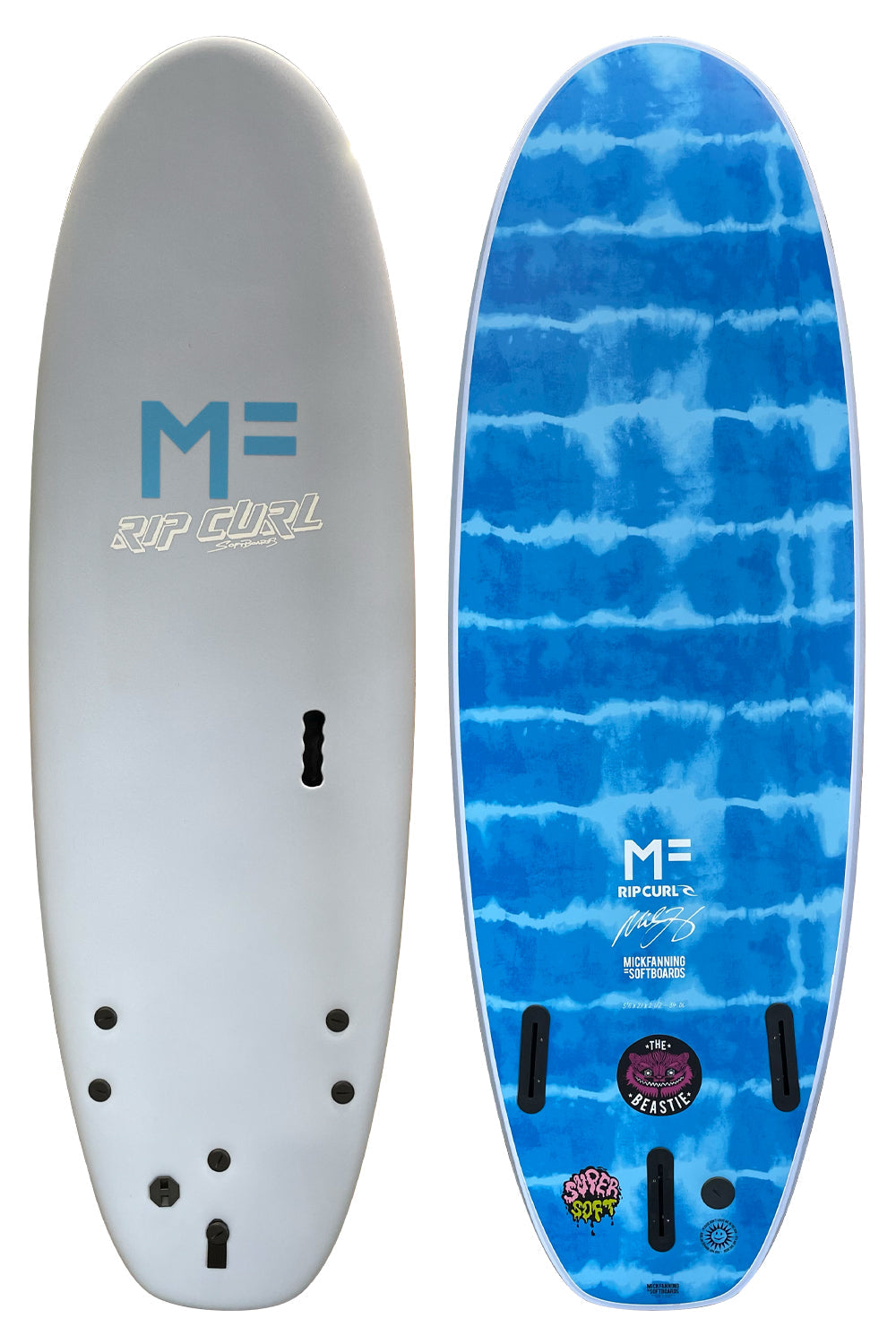 Mick Fanning Softboards x Rip Curl Super Soft Beastie Softboard - Comes With Fins
