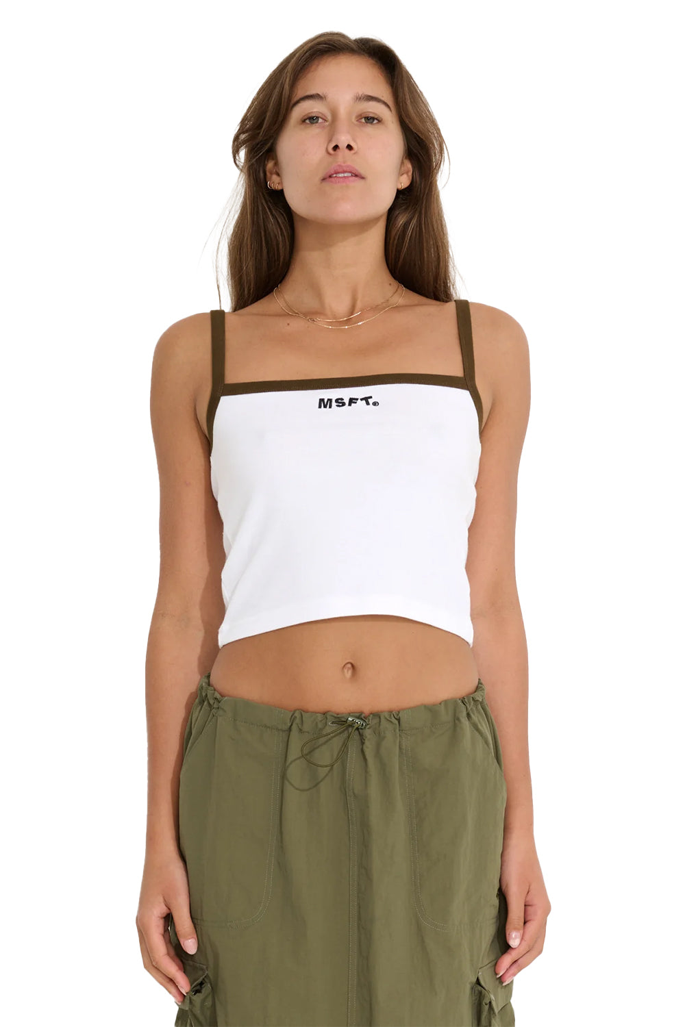 MISFIT Devod Contrast Singlet - White