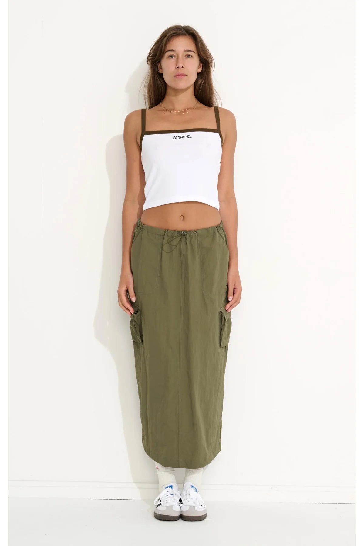 MISFIT Devod Contrast Singlet - White