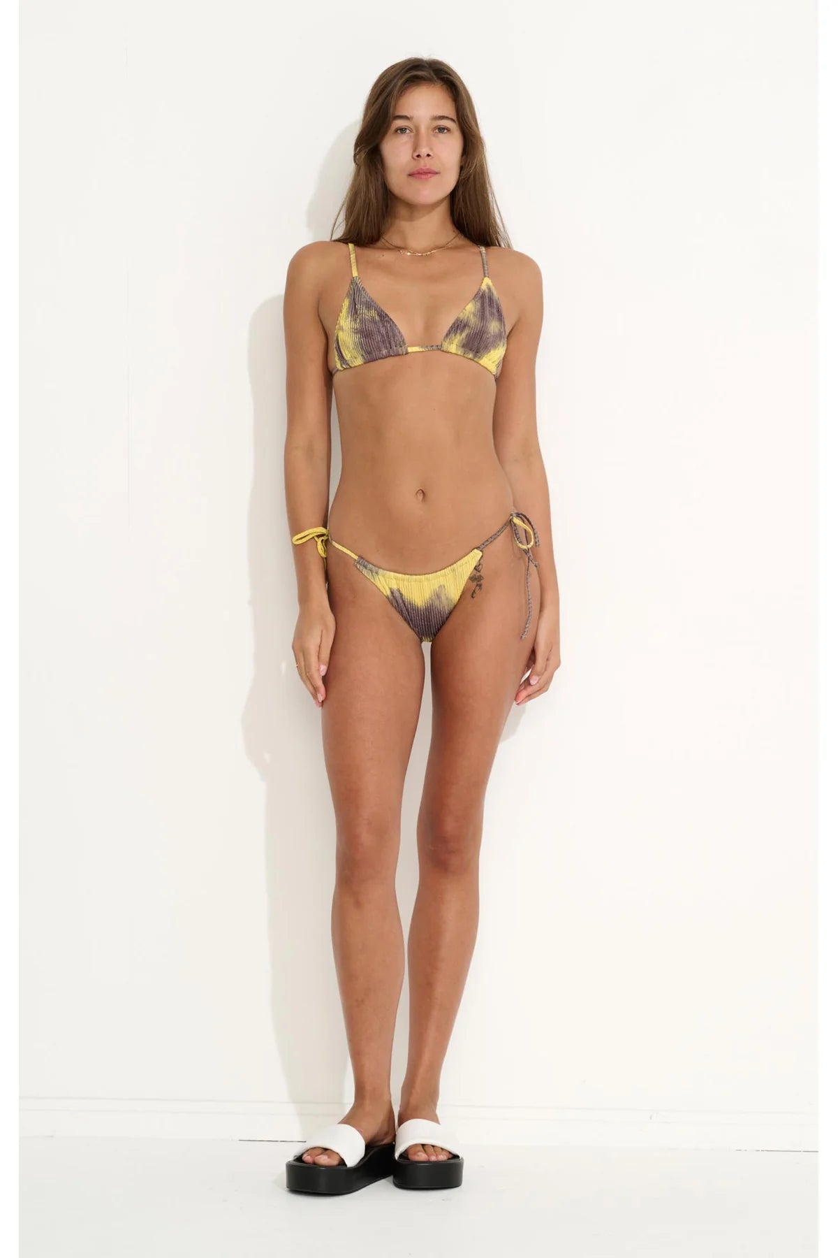 MISFIT Slow Focus Tri Bikini Top - Chocolate