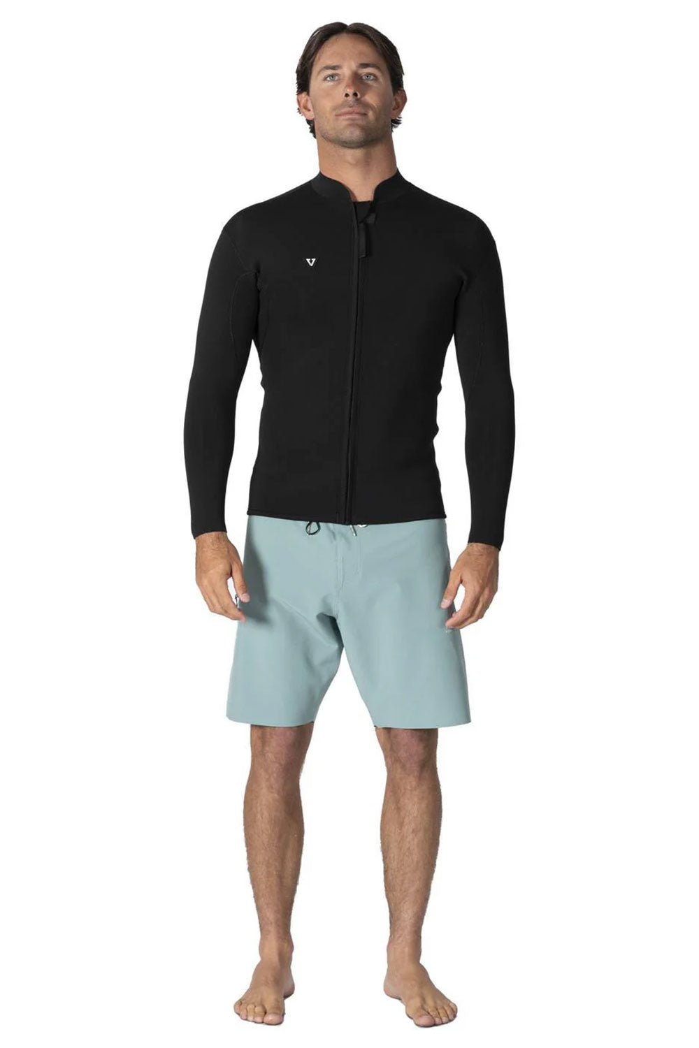 Vissla Mens Solid Sets 2mm Front Zip Jacket