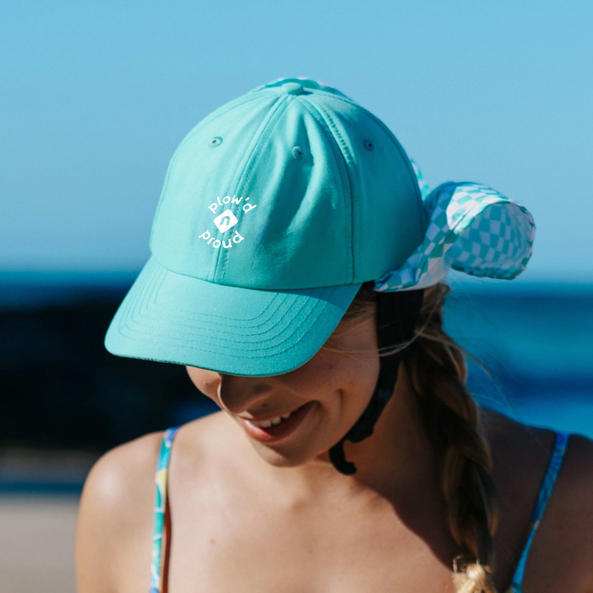 Plow Surf Co Mint Check Surf Cap