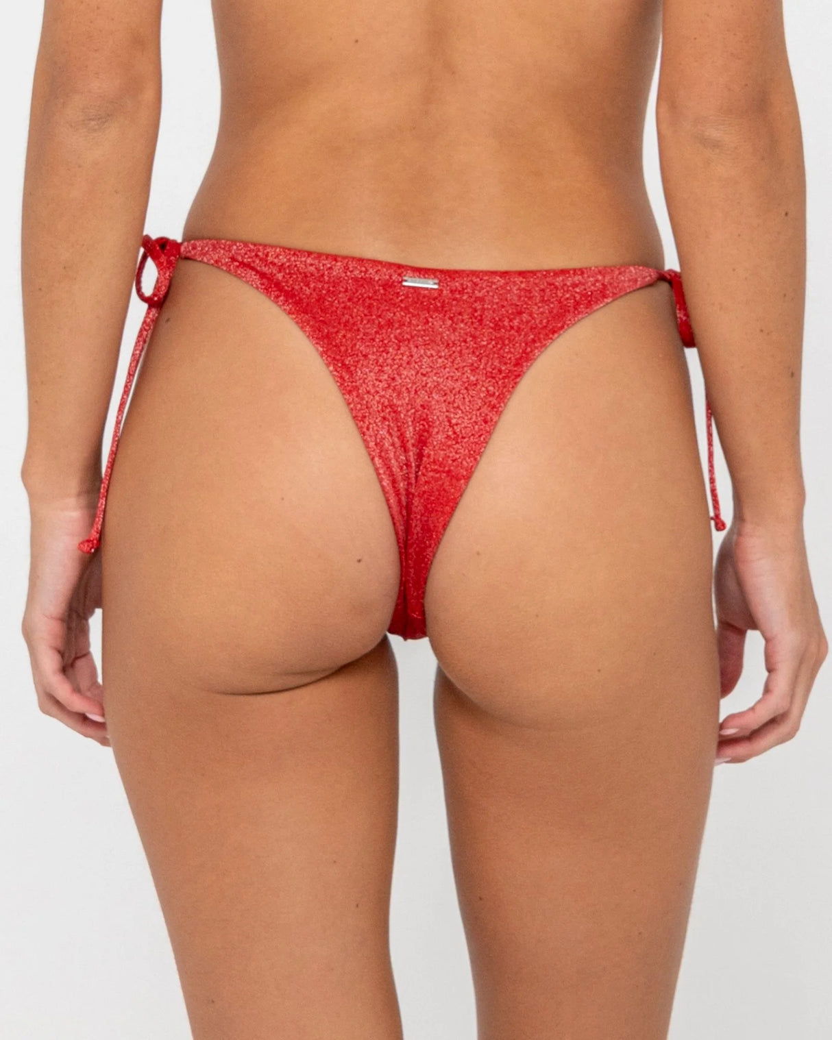 Rusty Shimmy Side Tie Brazilian Bikini Bottom