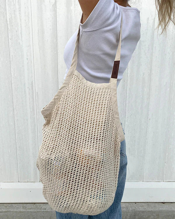 Sand Cloud Net Market Bag Navy
