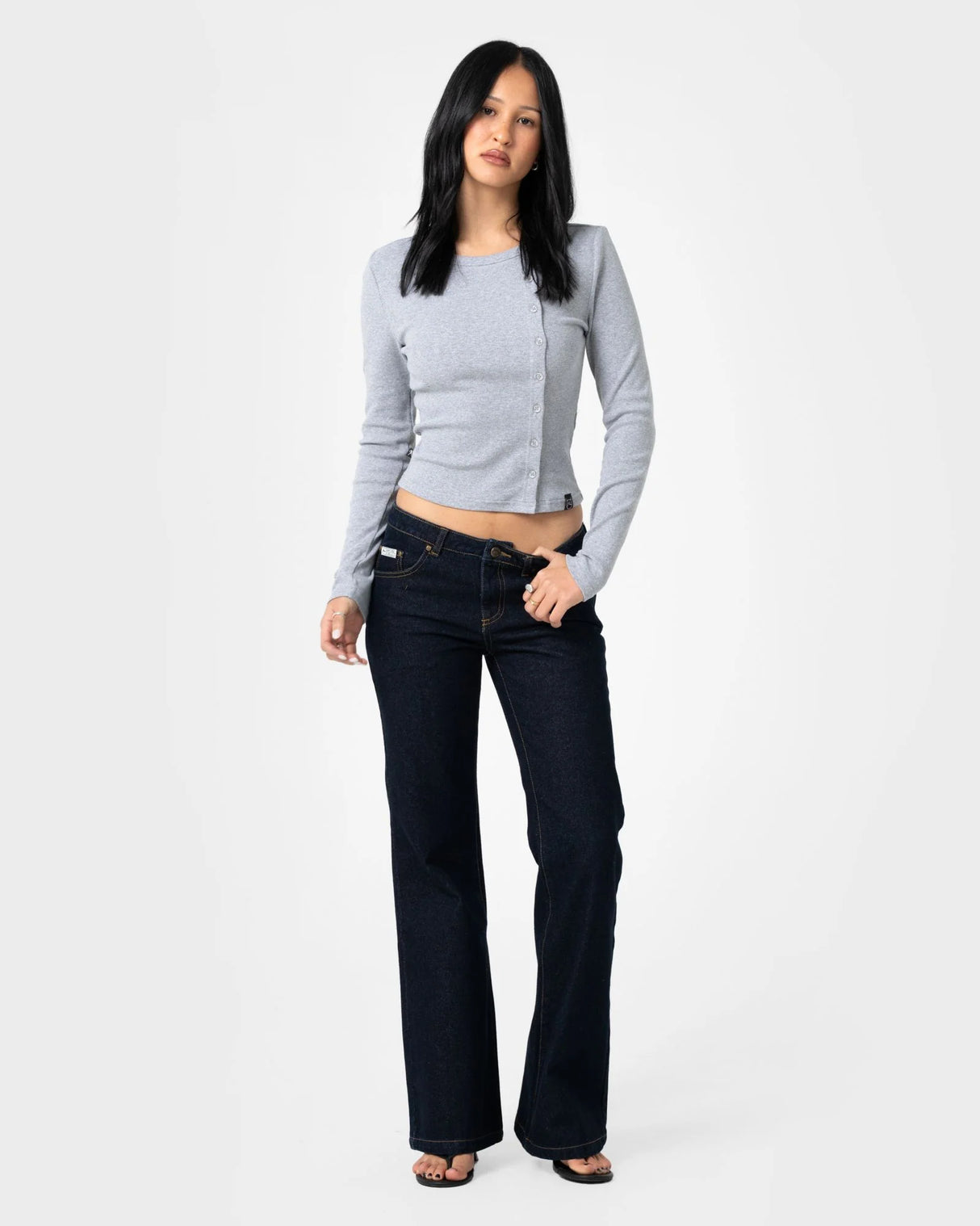 Rusty Womens Button Up Long Sleeve Top