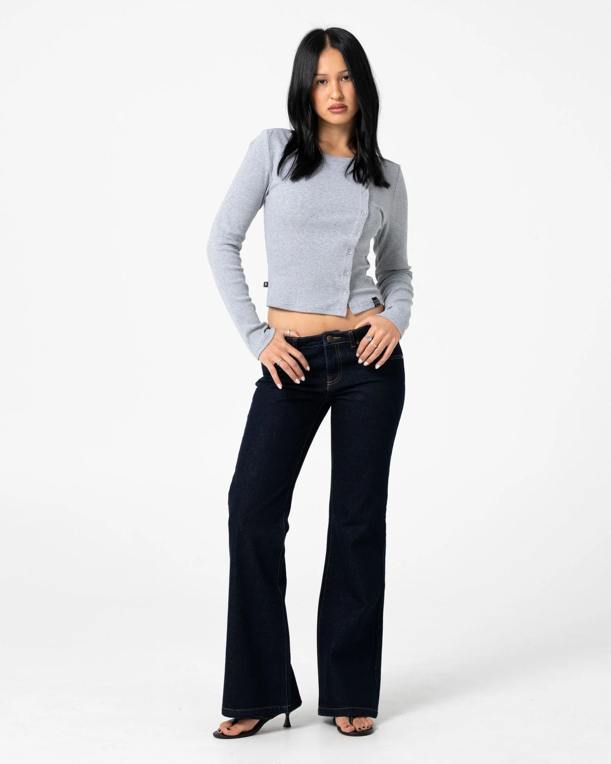 Rusty Womens Button Up Long Sleeve Top