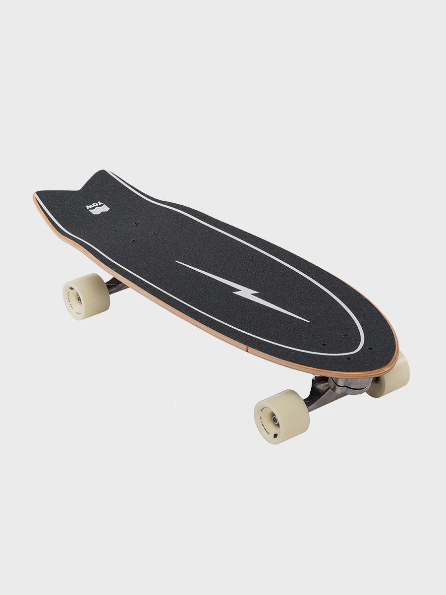 YOW Pipe 32" Power Surfing Series Surfskate - Black