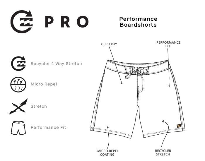 Billabong Mens Arch Pro Boardshorts