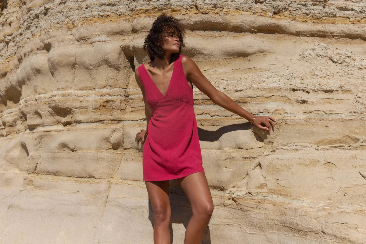Rhythm Sunny Days Linen Mini Dress