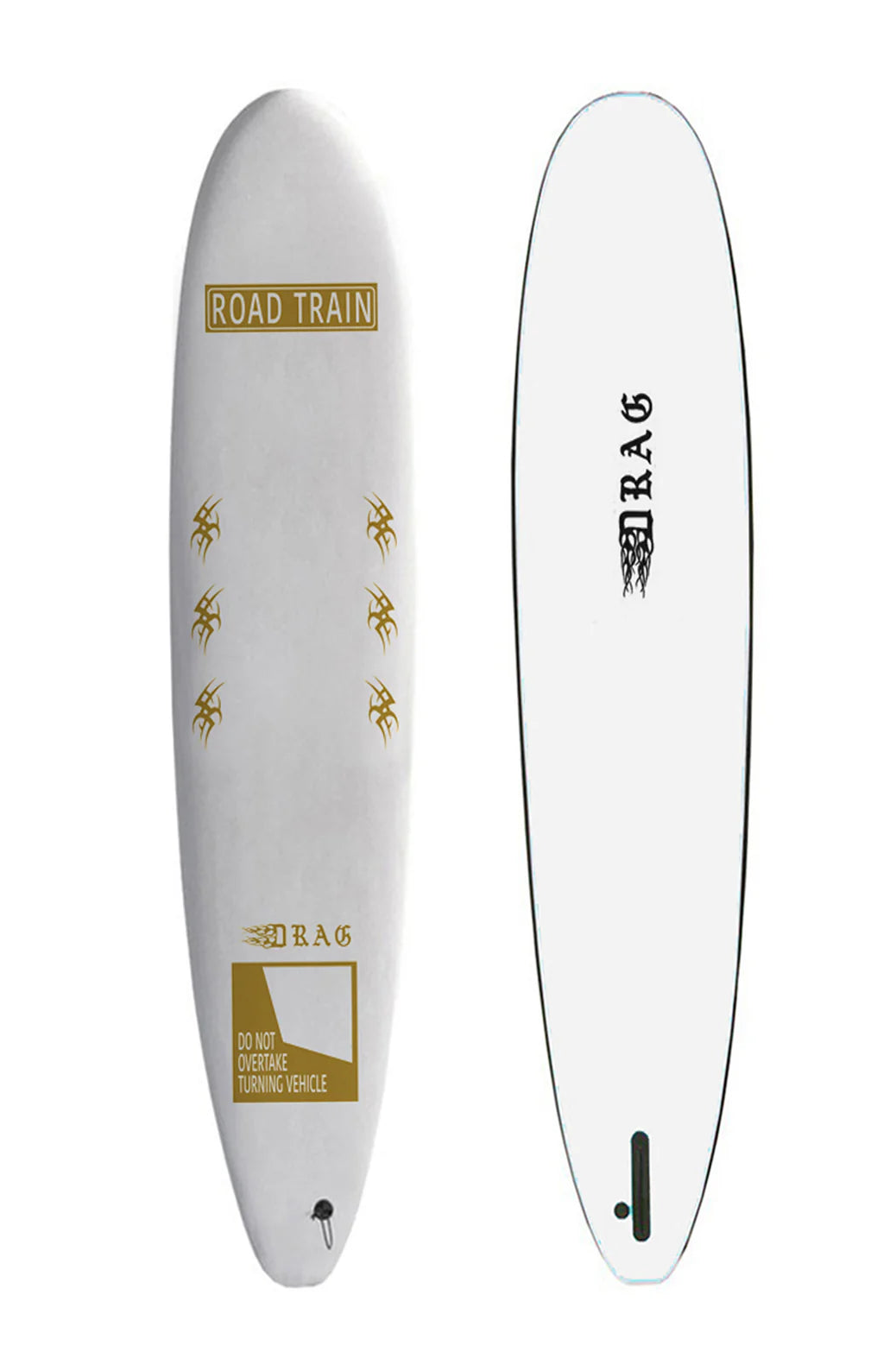 10ft Drag Board Co Road Train - Comes with fins