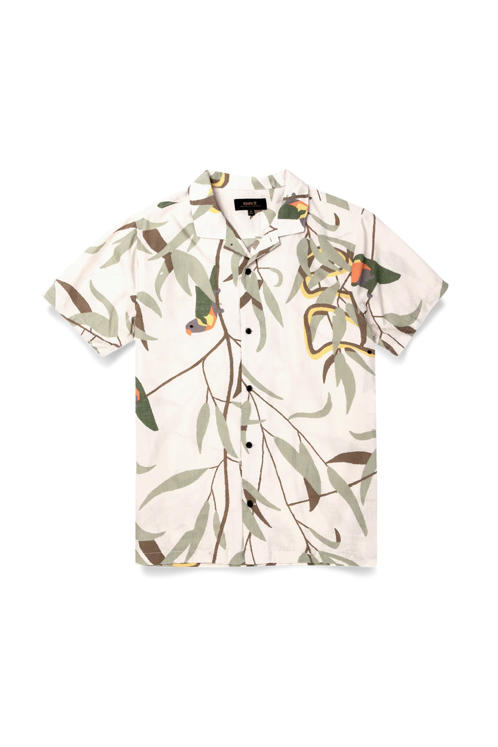 Roark Mens Gonzo Short Sleeve Button Up Shirt