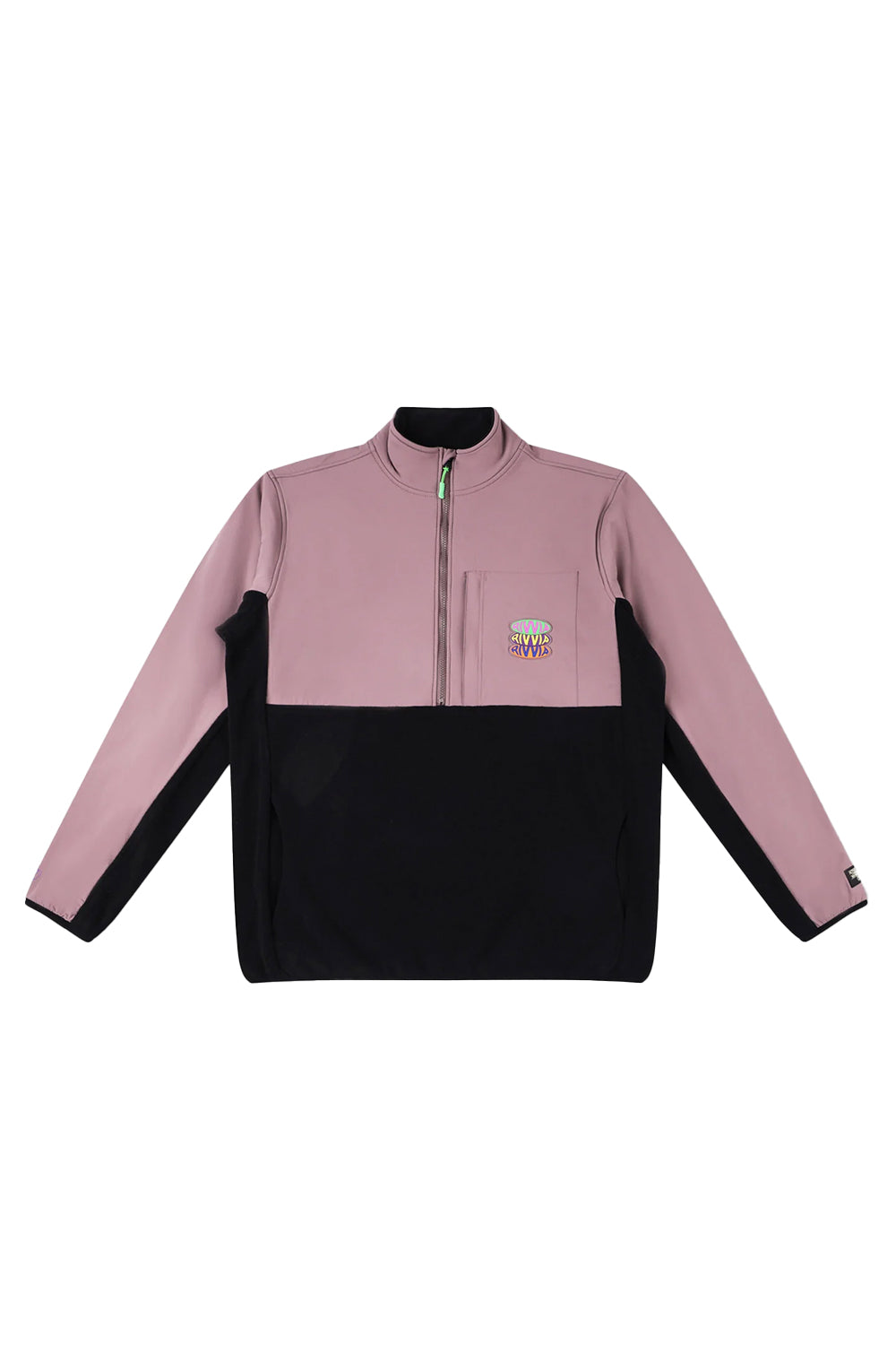 Rivvia Pop Repeat 1/2 Zip Polar Fleece