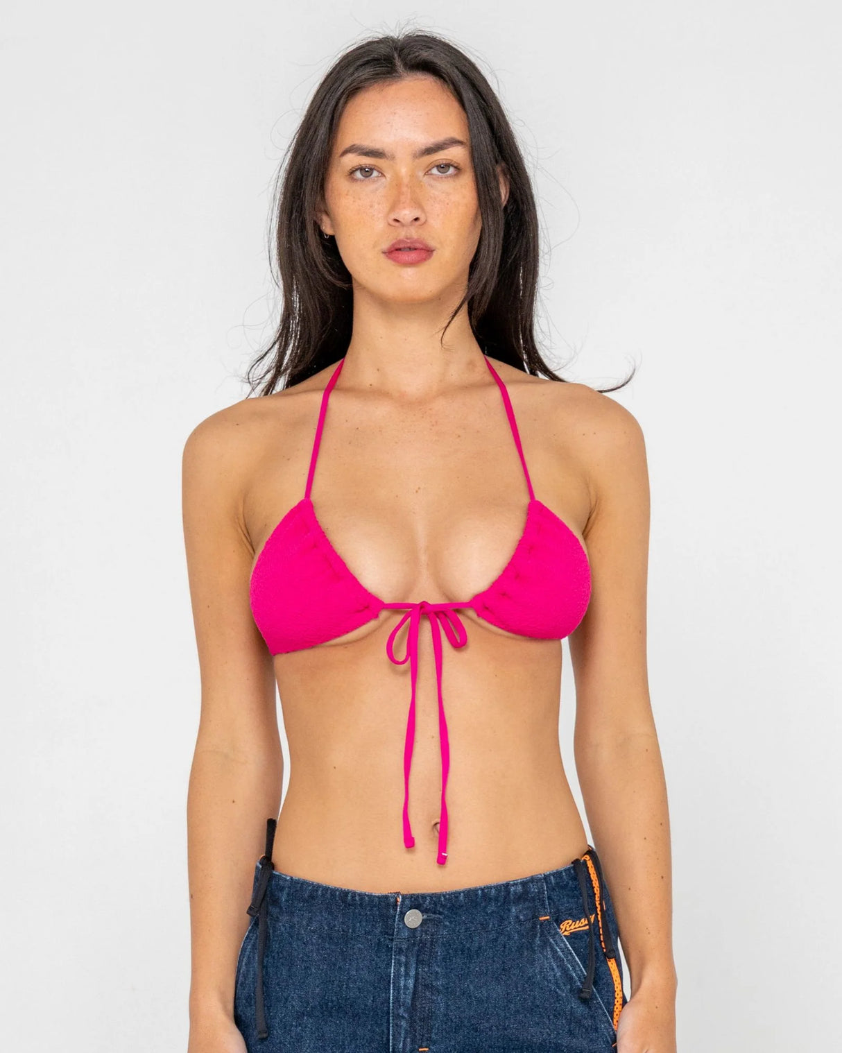 Rusty Sandalwood Multiway Triangle Bikini Top