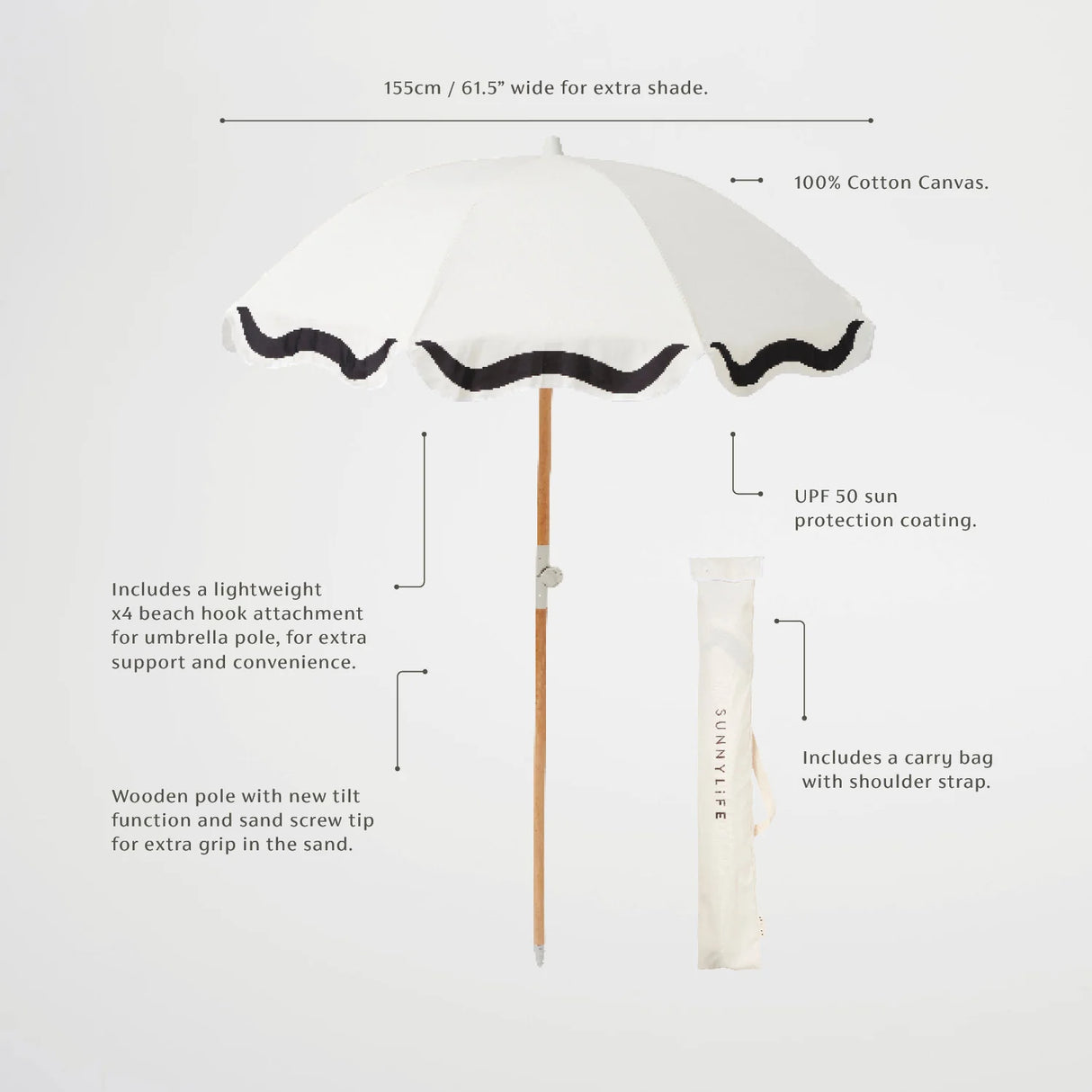 Sunny Life Luxe Beach Umbrella