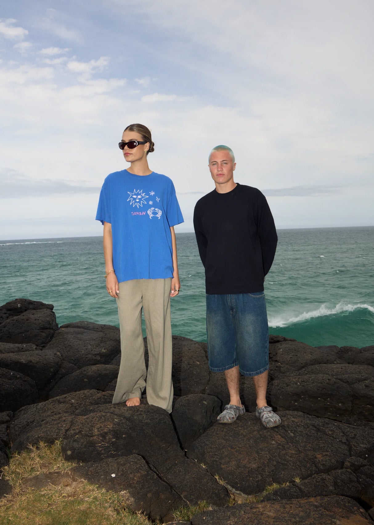 Afends Genesis Boxy Long Sleeve Tee