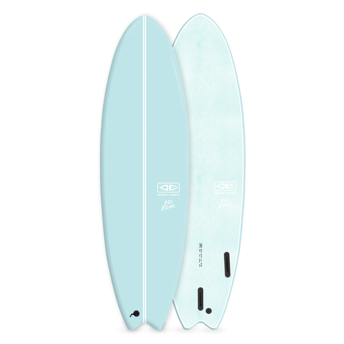 6'6" Ocean & Earth Ezi Rider 2.0 Softboard - Fins Included