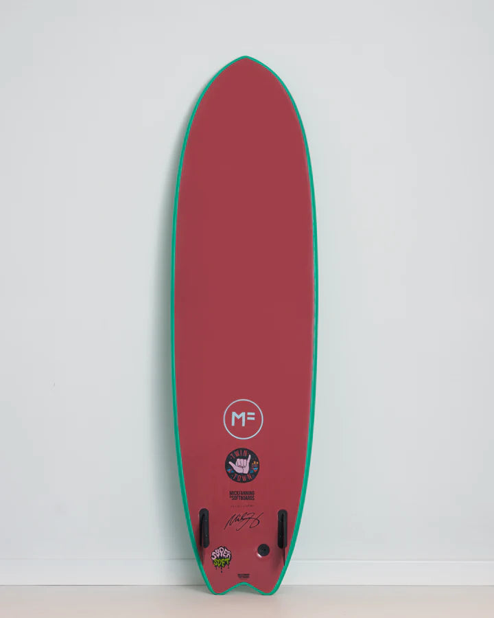 Mick Fanning MF Super Soft Twin Town Softboard - Comes with fins